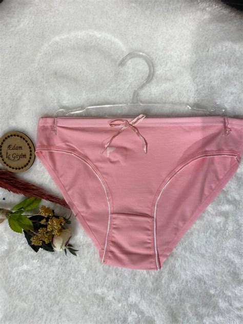 Sade Pamuklu Kuma Bikini Kad N K Lot Edam I Giyim