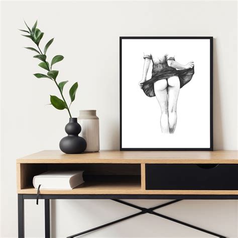 Bedroom Wall Art Sensual Naked Woman Printable Art Sensual Wall Art