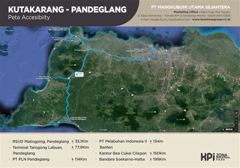 Pandeglang Kawasan Peruntukan Industri Kutakarang Zona Industrial Park