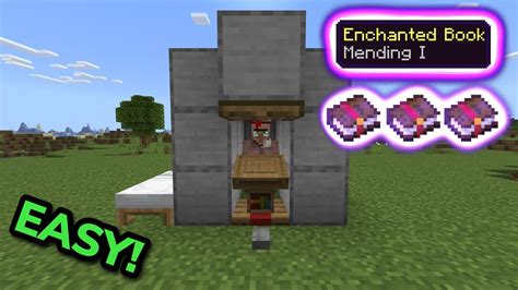 Easiest Way To Get Mending Enchanted Books In Minecraft Bedrock Mcpe