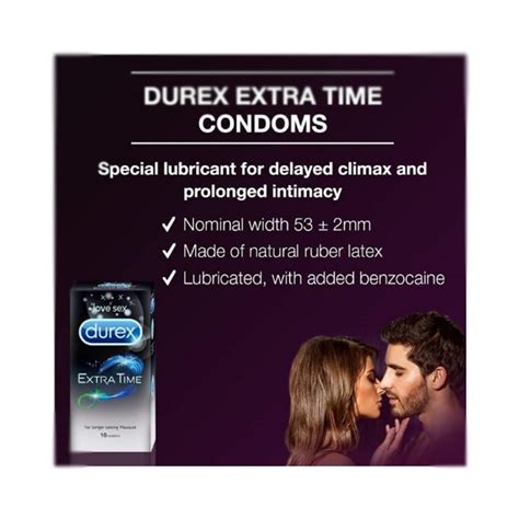 Durex Love Sex Extra Time Condoms 10pcs Beauty Mind Ll Beauty