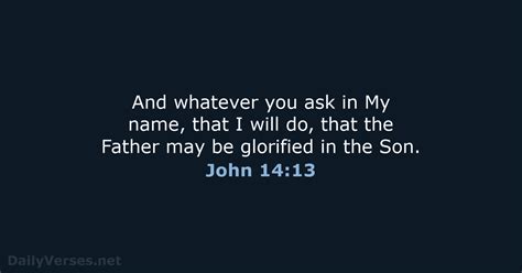 John 14 13 Bible Verse Nkjv