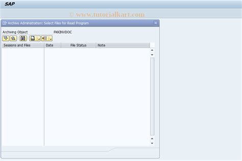 Fkkinvdoc Arch Read Sap Tcode Display Archived Invoicing Documents