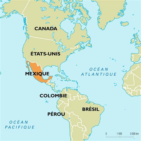 Carte National Mexique 9
