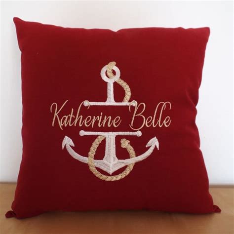 Custom Nautical Flag Pillow Etsy