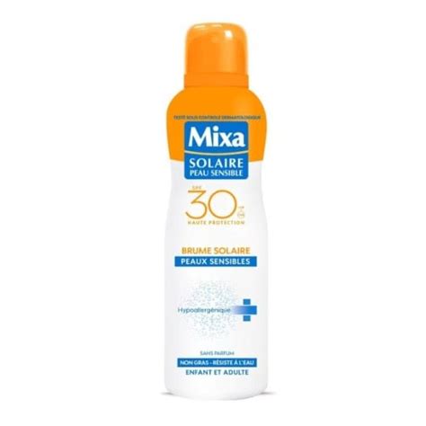 Mixa Brume solaire Protection Renforcée SPF30 enfant adulte Monoprix fr