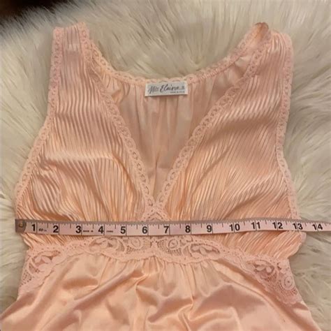 Miss Elaine Intimates Sleepwear Miss Elaine Vintage Pink Lingerie Nightie Poshmark