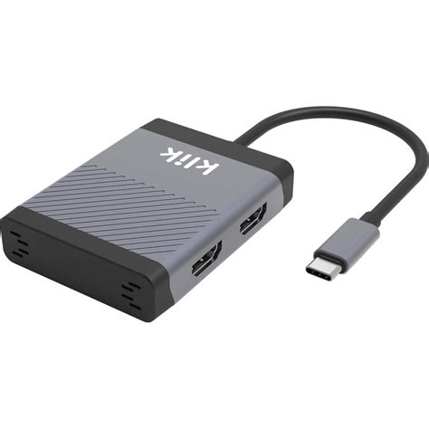 Klik Universal Usb C Displaylink Dual Hdmi Display Adapter Winc