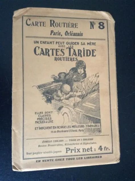 Ancienne Carte Routi Re Taride N Paris Orl Anais Tbe Eur