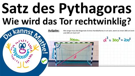 Der Satz Des Pythagoras Und Seine Umkehrung Mitmachvideo YouTube