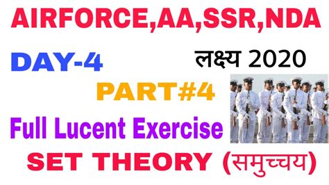 Set Theory For Airforce Aa Ssr Nda By Ankul Set Theory For Navy Aa