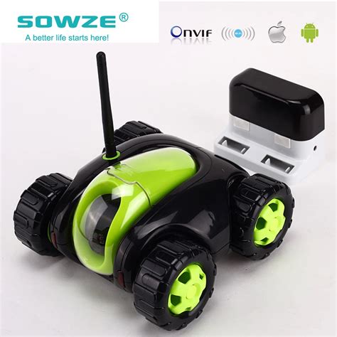 SOWZE New Style WiFi Car Remote Robot Camera Car Support Smart Phone Remote Control Wire ...