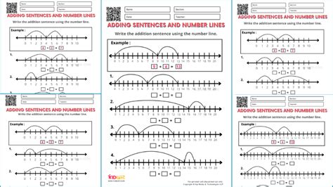 Number Lines Equations Printable Worksheets For Grade 1 Kidpid