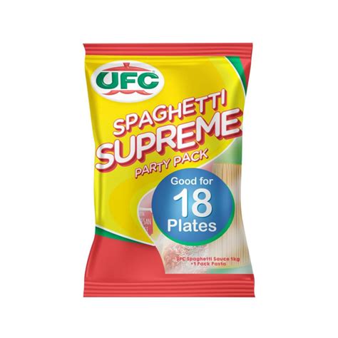 ufc spaghetti supreme party pack