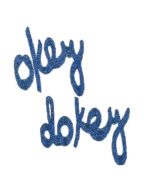 "okey dokey" Patch – Lingua Franca NYC