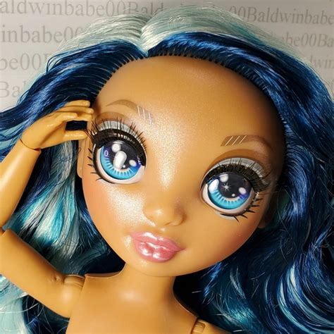 RAINBOW HIGH SKYLER Bradshaw Nude Articulated Doll Blue Hair EUR 25 70 PicClick FR