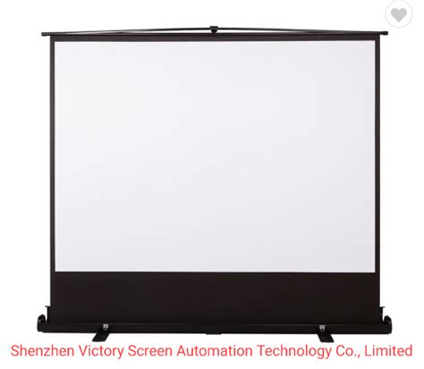 Victory 100 Inch Floor Pull Up Projector Screen China Projection Screen And Screen