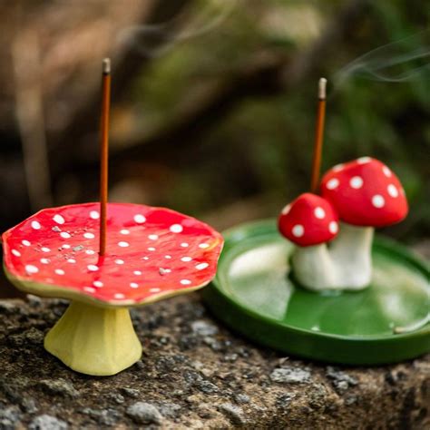 Ceramic Incense Holder Mushroom Ceramic Incense Holder Incense