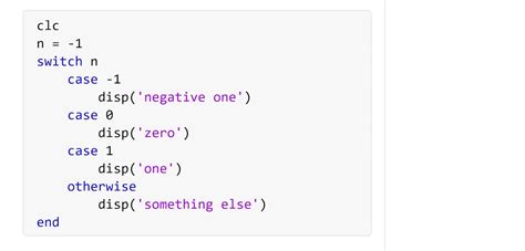 Using Otherwise To Throw Errors In A Switch Case MATLAB