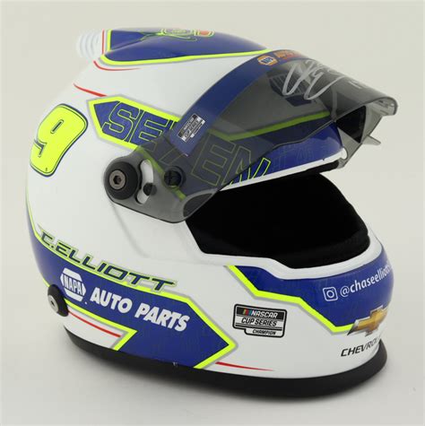 Chase Elliott Signed NASCAR NAPA 2020 Cup Series Champion Limited Edition Mini-Helmet (Elliott ...