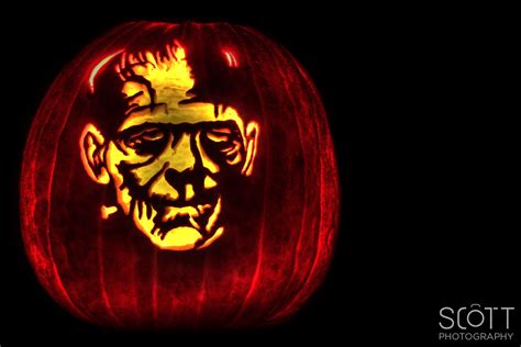 Frankenstein Pumpkin Carving