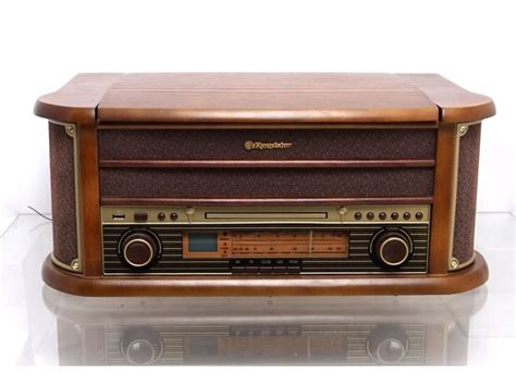 Radio Gramofon Wood Retro Roadstar Hif Tumpk