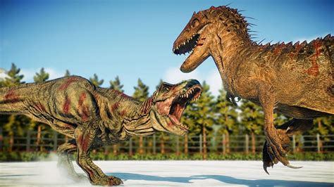 Indominus Rex Fight And Kill All Carnivore Dinosaurs Jurassic World