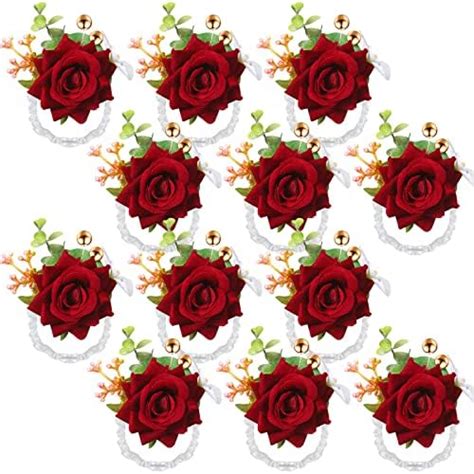 Amazon Cherishedmoments Red Rose Boutonniere For Men Wedding Set