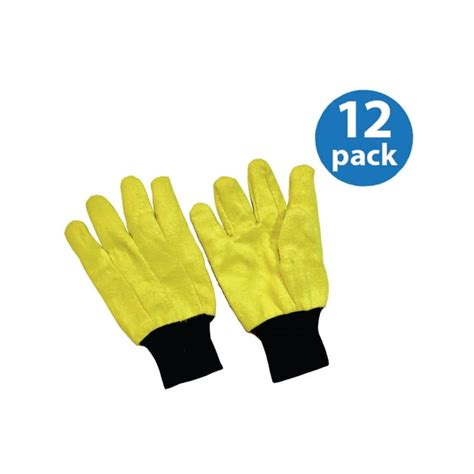 Ct7800 L 12pk Premium Yellow Chore Gloves 12 Pair Value Pack