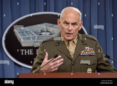 U.S. Southern Command Commander Marine Corps Gen. John F. Kelly briefs ...