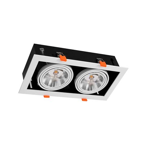 Downlight Led W Richtbaar Vierkant Dubbel Ar Zaagmaat X Mm