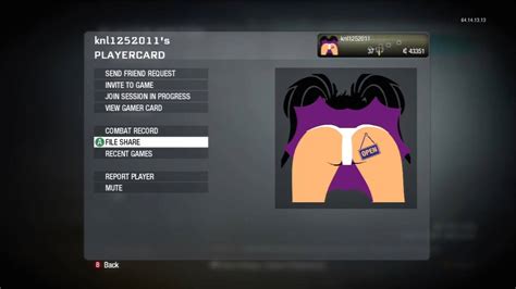 Call Of Duty Black Ops Naughty Emblem O Youtube