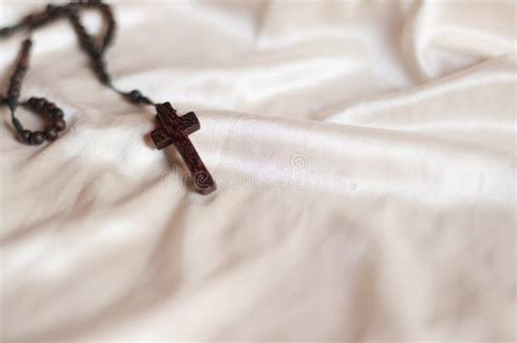 Old Crucifix Isolated On White Background Stock Image Image Of