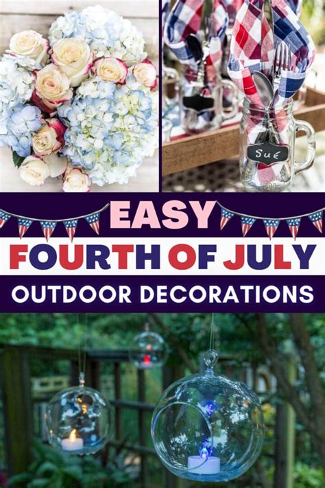 Easy 4th Of July Outdoor Decorations