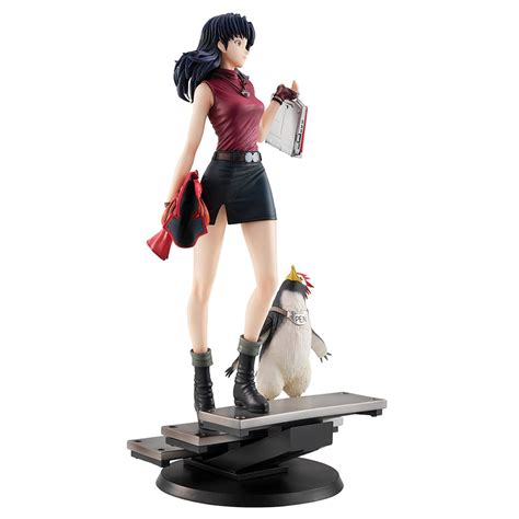 GALS Series Rebuild of Evangelion Misato Katsuragi & Penpen Complete Figure - town-green.com