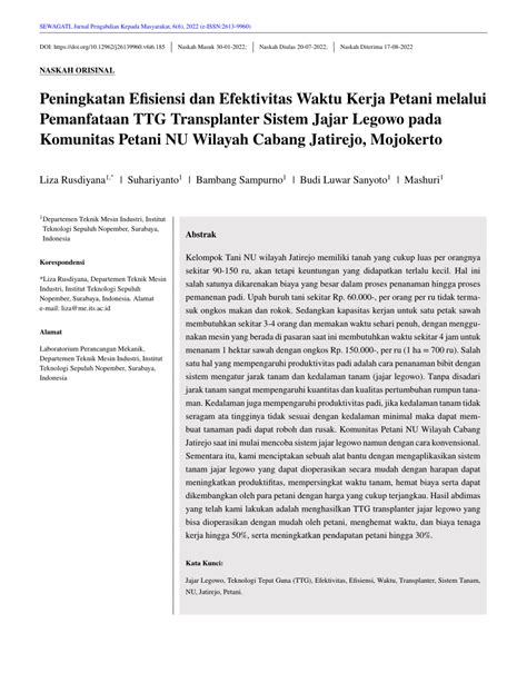 PDF Kemitraan Pembangunan Desa Untuk Peningkatan Efisiensi Dan