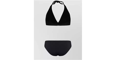 Eres Bikini Gang Scarlett Halter Triangle Low Rise In Black Lyst