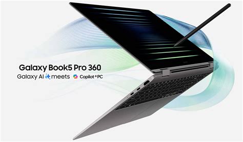 Galaxy Book 5 Pro 360 Official with Intel Lunar Lake and AI Power