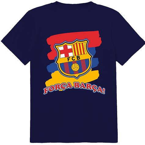 T Shirt Z Nadrukiem Barcelona Niska Cena Na Allegro Pl