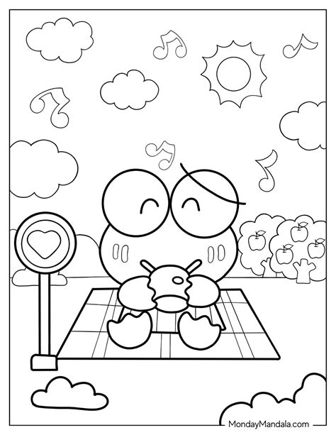 20 Keroppi Coloring Pages Free PDF Printables 51 OFF