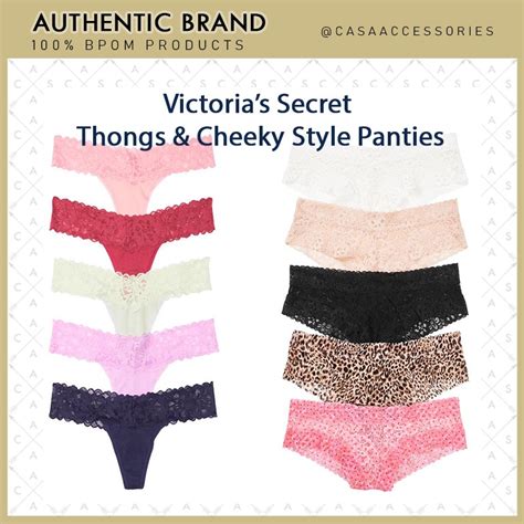 Jual Victoria Secret Vs Panties Cheeky And Thongs Style [size Xs] Celana Dalam Wanita