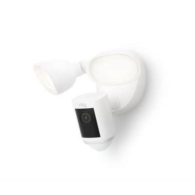 Ring Floodlight Cam Pro Wired Security Camera - White : Target