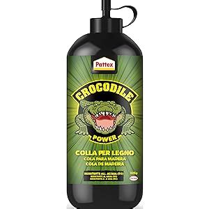 Pattex Crocodile Power Vinyl Wood Glue Strong Wood Adhesive External