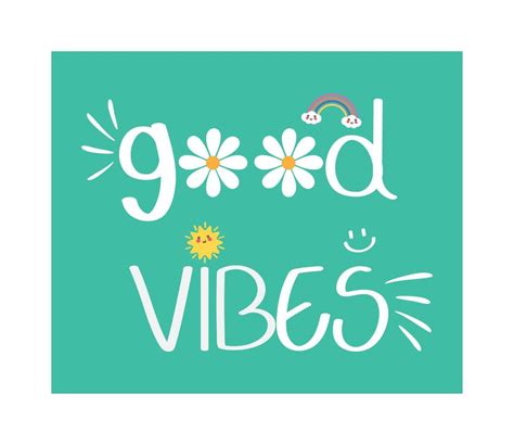 Good Vibes Message 10480613 Vector Art At Vecteezy