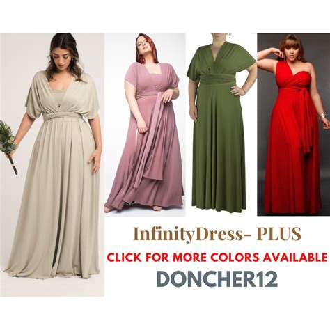 Infinity Dress Design For Plus Size Clearance