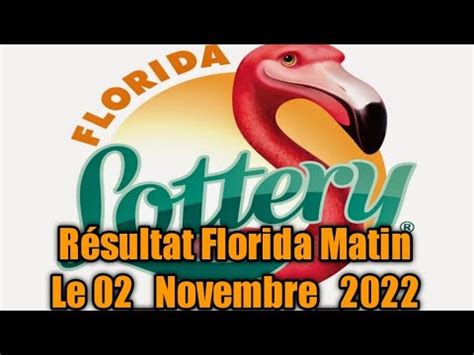 Résultat Florida Midi En Direct 02 Novembre 2022 Tiraj Rapid YouTube