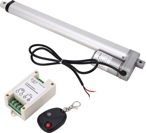 24v Linear Electric Actuator Js Tgz U1 Aluminum Alloy 300mm Stroke 750n Motor