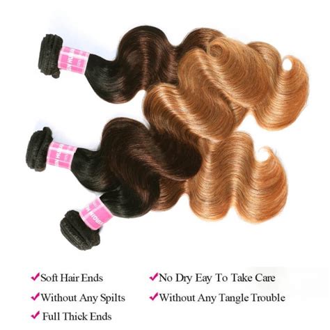 Unice Bundles Brazilian Ombre Body Wave Human Hair Unice