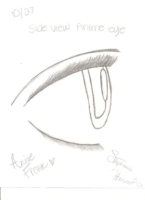 Side View Anime Eye by animefreak745 on DeviantArt