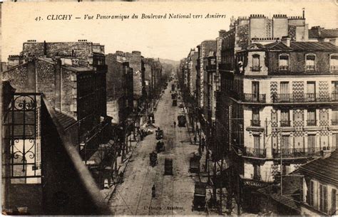 Vue Panoramique Du Boulevard National Clichy